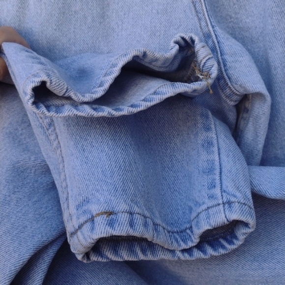 90s Riders High-waist Tapered Mom Jeans 30x34 12 Long - Picture 5 of 9